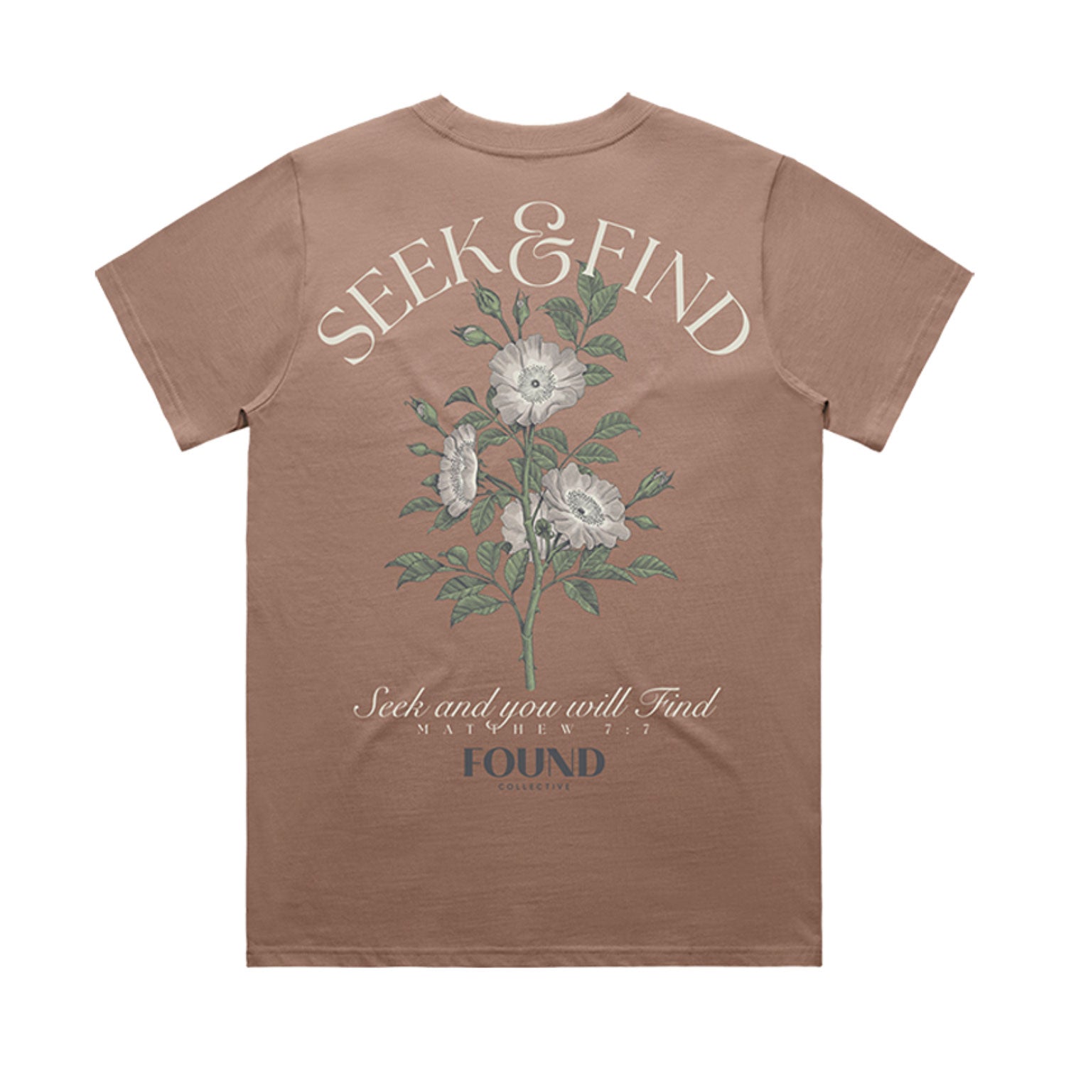 Seek & Find Mauve T-Shirt back